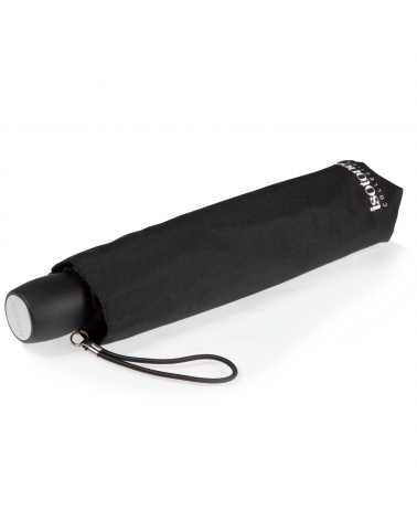 Parapluie Isotoner slim 3 sections coloris noir - Chapo & Co