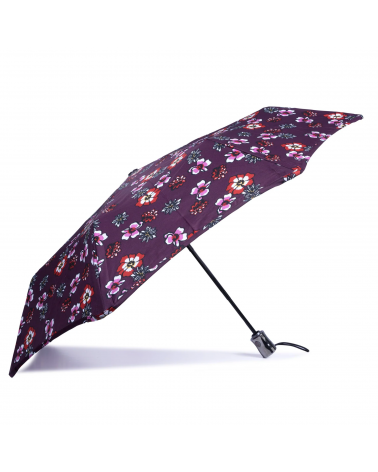 Parapluie Alpha xtra-solide Isotoner motif Fleurs pensées - Chapo & Co