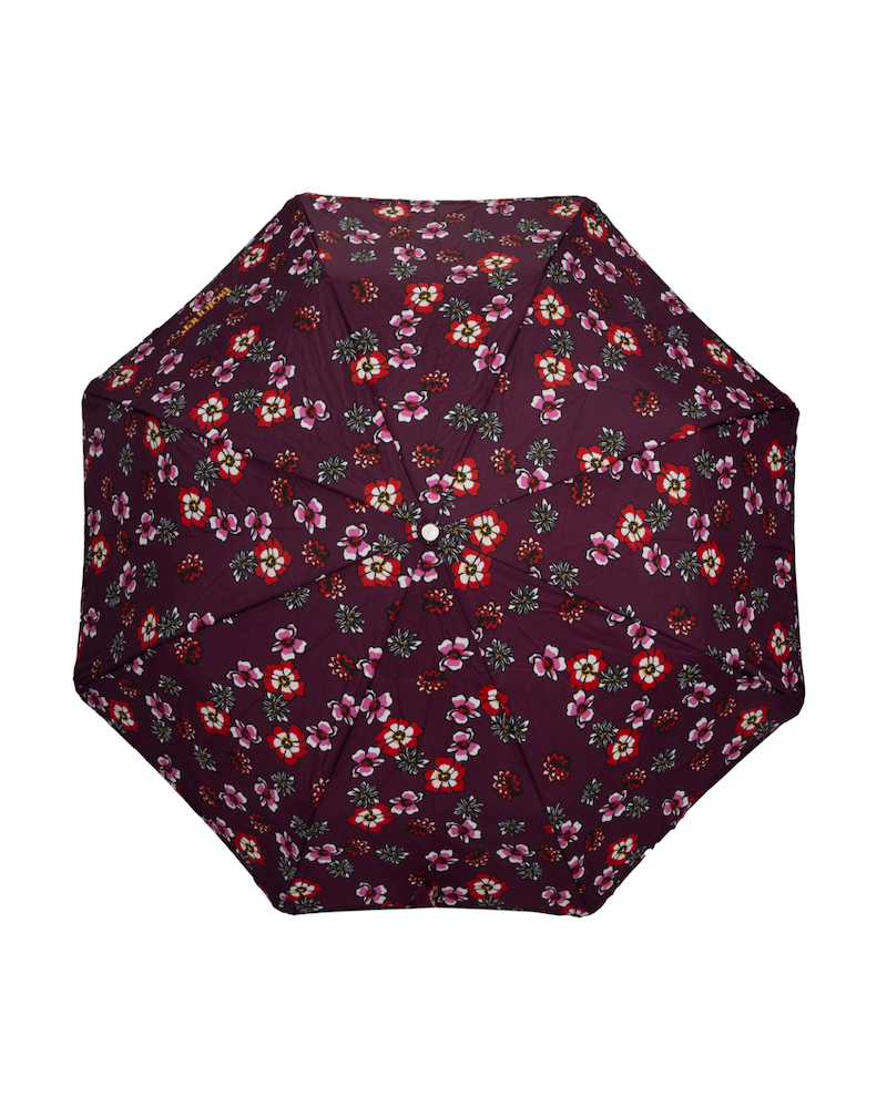 Parapluie Alpha xtra-solide Isotoner motif Fleurs pensées - Chapo & Co