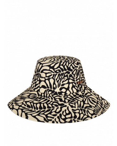 Chapeau d'été en tissu pour femme Urban chic modèle Hamuty noir