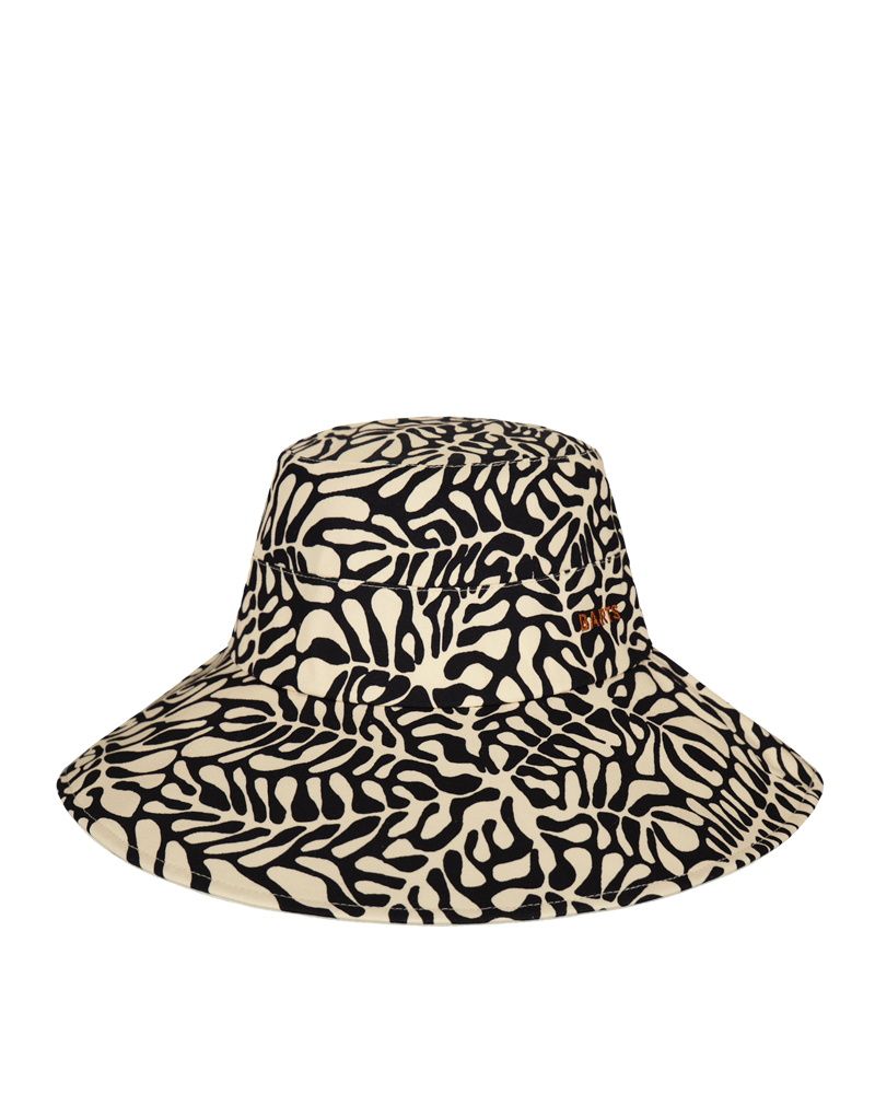 Chapeau d'été en tissu pour femme Urban chic modèle Hamuty noir
