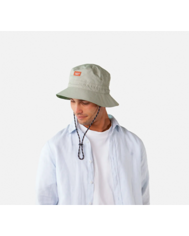 Chapeau forme bob homme avec jugulaire coloris taupe - Barts