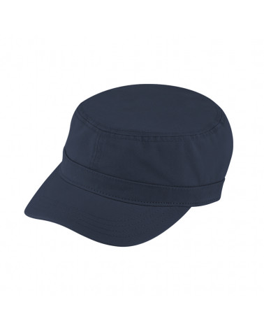 Casquette militaire forme cubaine en coton coloris marine - Chapo & Co