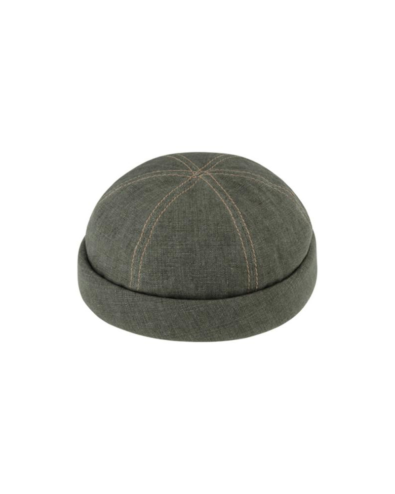 Docker de marin miki en lin coloris vert olive - Chapo & Co