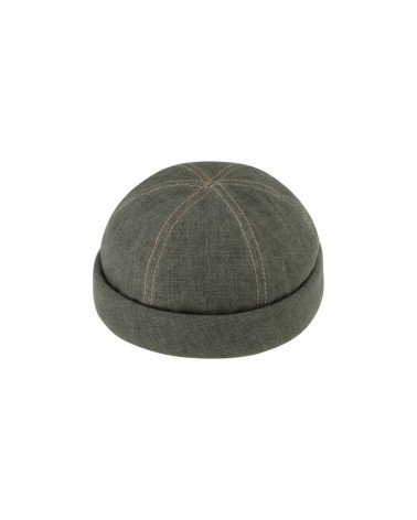 Docker de marin miki en lin coloris vert olive - Chapo & Co