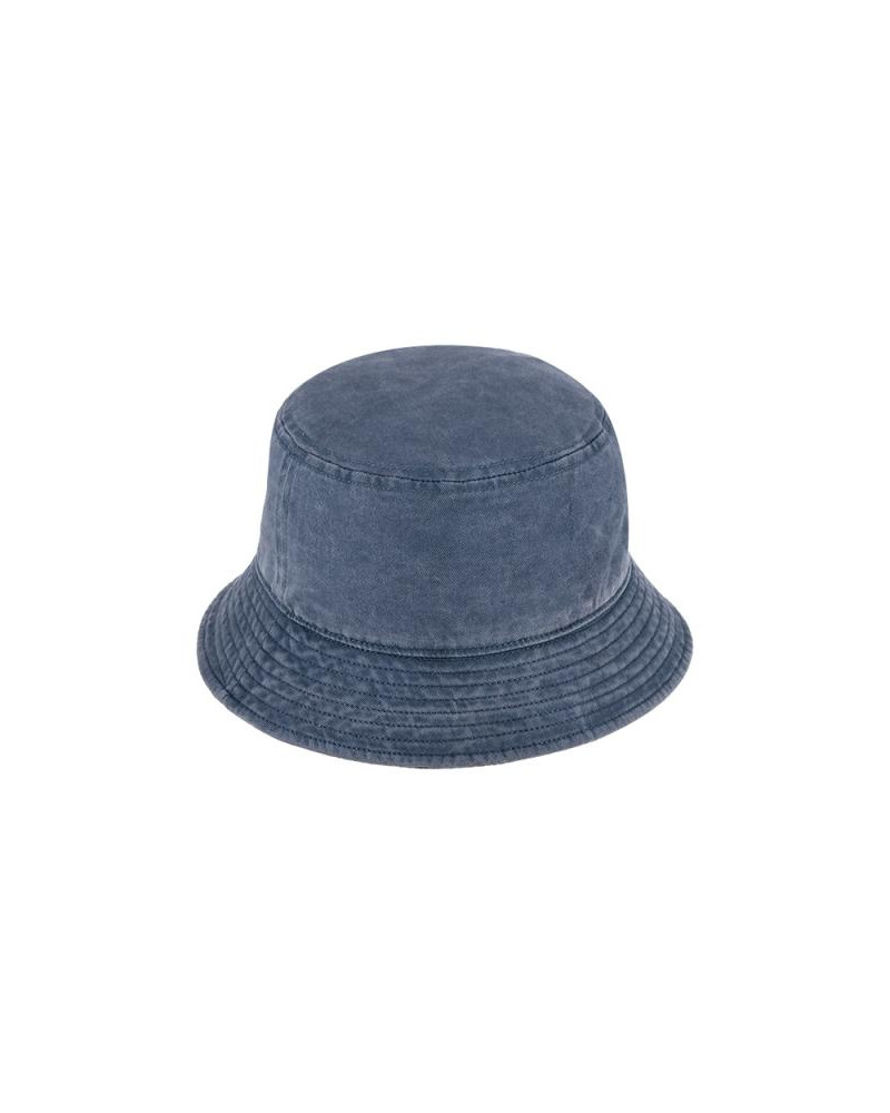 Chapeau forme bob en coton délavé coloris marine - Chapo & Co