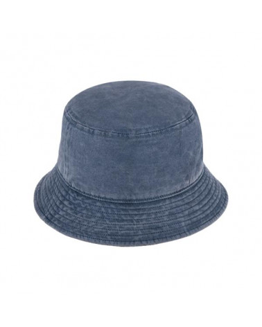 Chapeau forme bob en coton délavé coloris marine - Chapo & Co