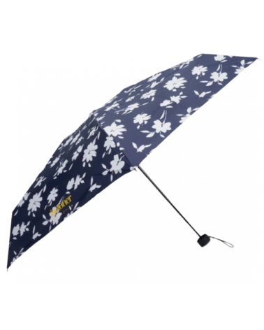 Parapluie Isotoner 3 sections X-Tra sec motif fleurs marine - Chapo & Co