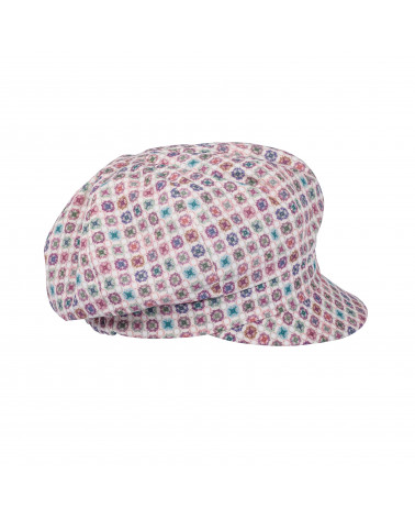 Gavroche réversible femme pour l'été modèle Elorine coloris Azur  - Mtm