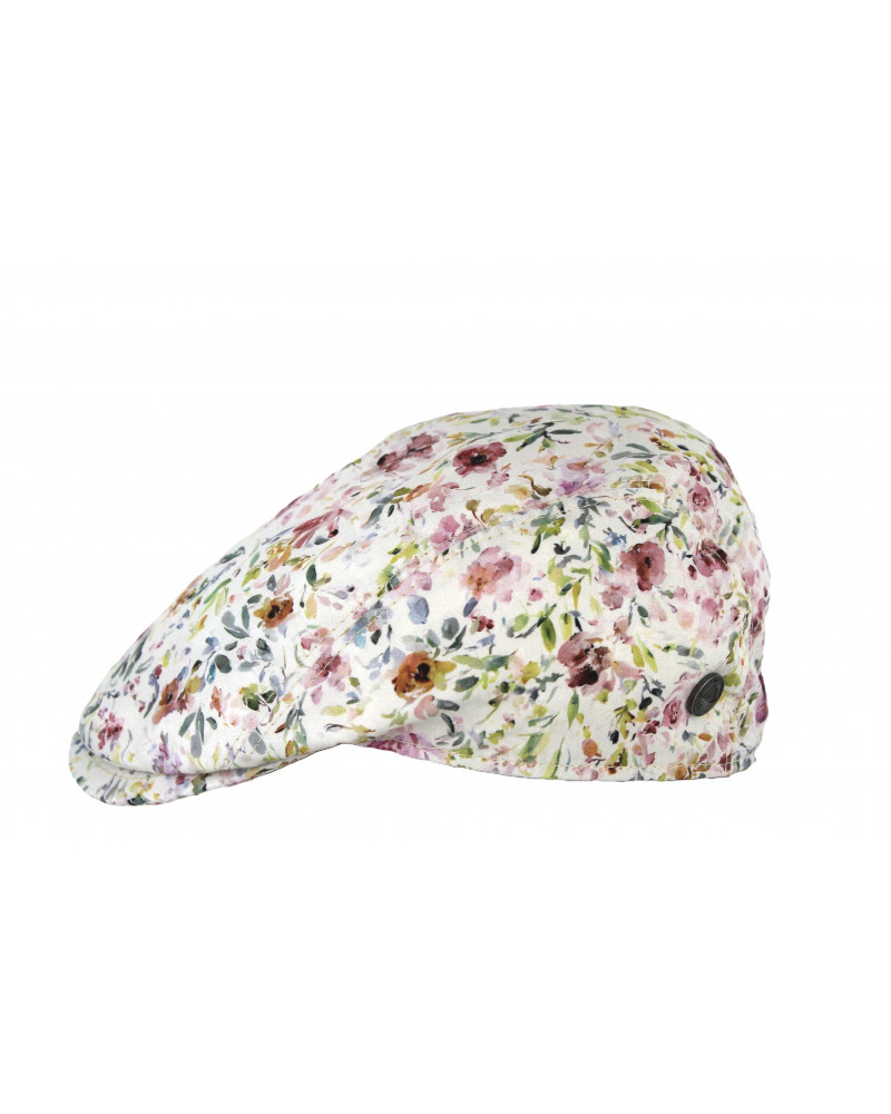 Casquette plate pour l'été forme bang motif Romance - Chapo & Co