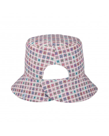 Chapeau forme bob réversible modèle Emily coloris Azur - Chapo & Co