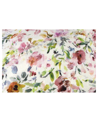 Gavroche femme empiècement patchwork coloris beige et fleuri