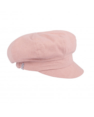 Gavroche d'été réversible pour femme modèle Romance coloris rose poudré