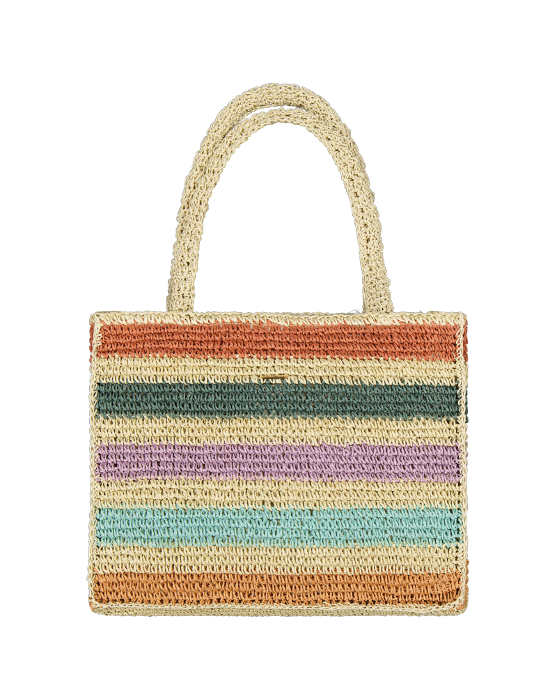 Sac cabas en paille multicolore Araa Shopper - Chapo & Co