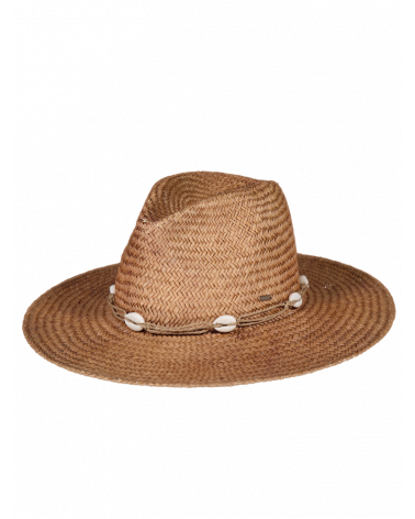 Chapeau forme Fedora en paille avec galon cordes Danarah - Chapo & Co