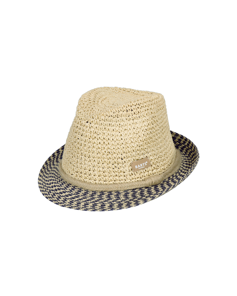 Chapeau d'été forme trilby en paille papier Koori coloris beige - Chapo & Co