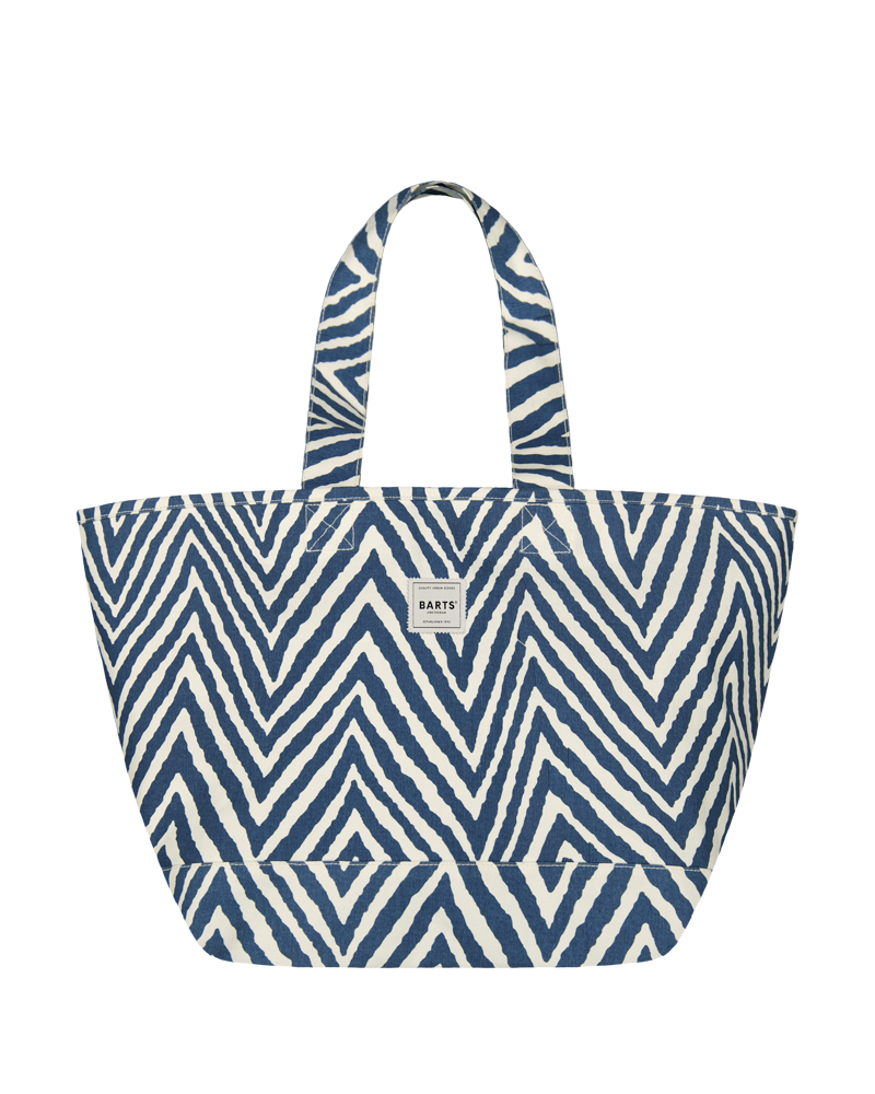 Sac style cabas porté épaule Juno Barts coloris Denim - Chapo & Co