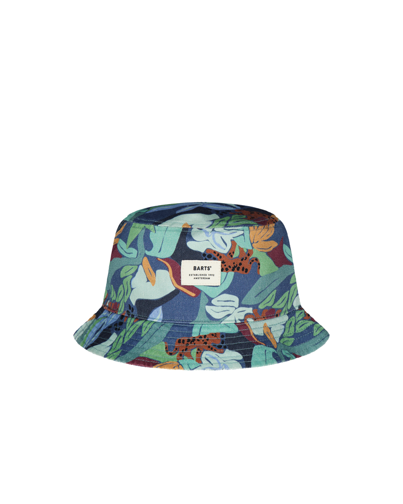 Bob d'été pour enfant coloris bleu vert modèle Antigua Barts