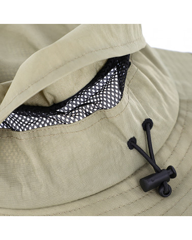 Chapeau forme bob pour homme anti-uv et déperlant coloris kaki