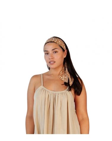 Bandeau d'été pour femme headband Tarni coloris Terra - Chapo & Co