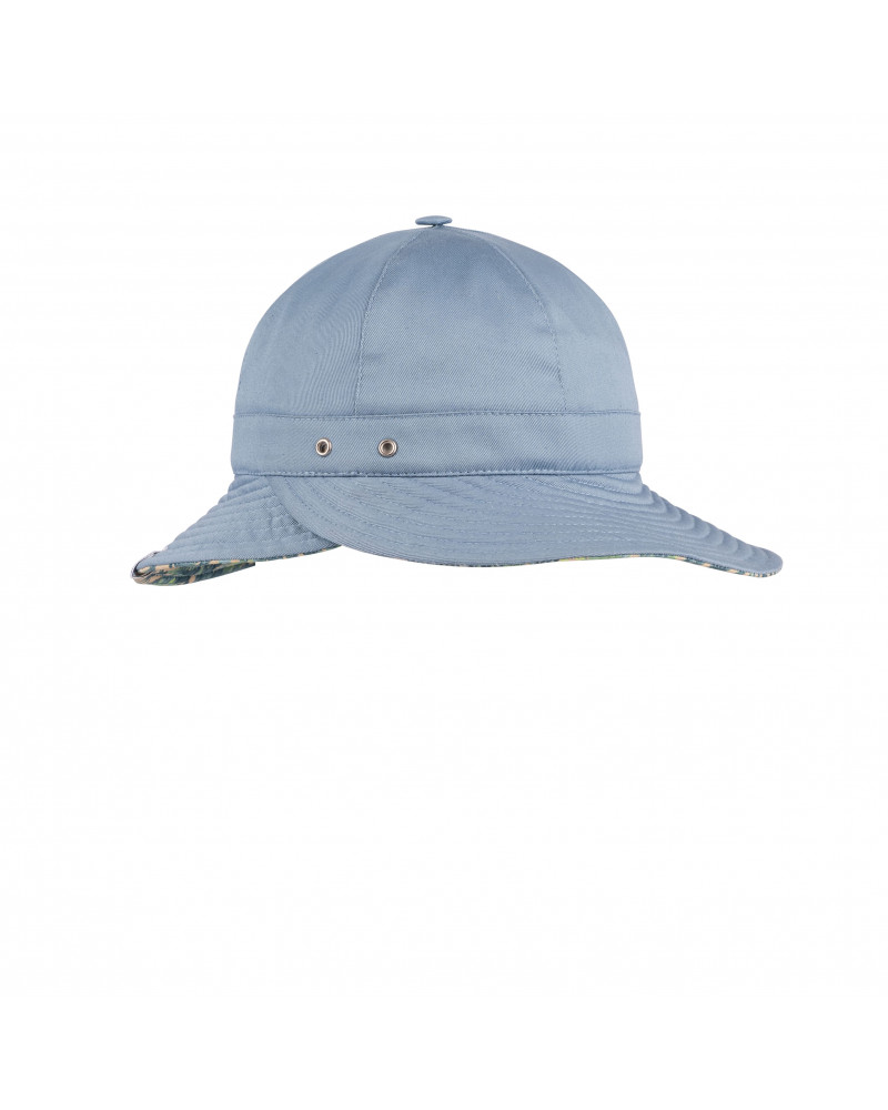 Chapeau femme forme cloche coloris bleuet jungle - Chapo & Co