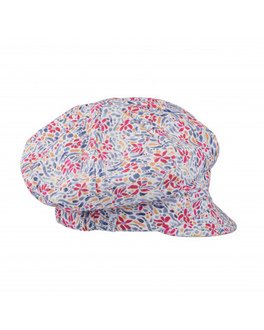 Casquette gavroche femme Plaisance motif fleuri - Chapo & Co