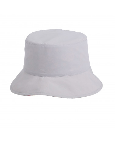 Chapeau forme bob 2 en 1 réversible modèle Zélia coloris Blanc - Chapo & Co