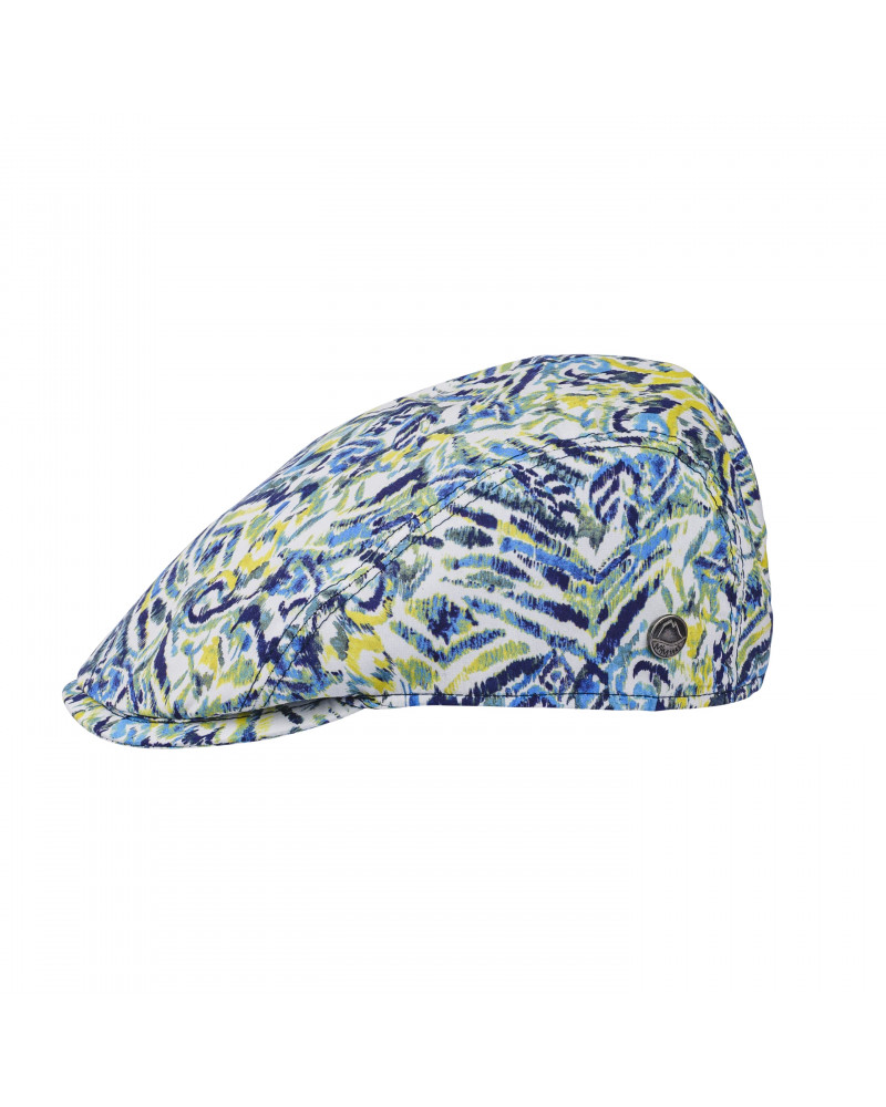 Casquette bang bombée pour homme coloris fantaisie bleu/jaune - Chapo & Co