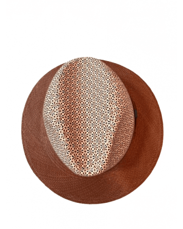 Chapeau Traveller véritable Panama tissé en Equateur Alfonse d'Este