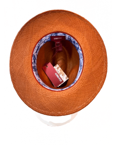 Chapeau Traveller véritable Panama tissé en Equateur Alfonse d'Este