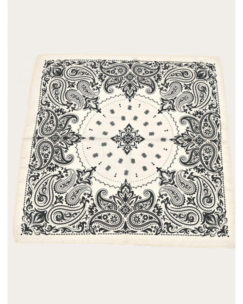 Petit carré 53x53 style bandana imprimé Paisley - Chapo & Co