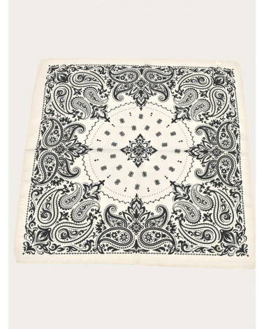 Petit carré 53x53 style bandana imprimé Paisley - Chapo & Co