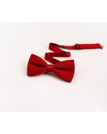 Noeud papillon pour homme Yves Enzo coloris rouge foncé - Chapo & Co