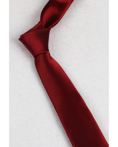 Cravate 3 plis Yves Enzo Paris coloris Bordeaux - Chapo & Co