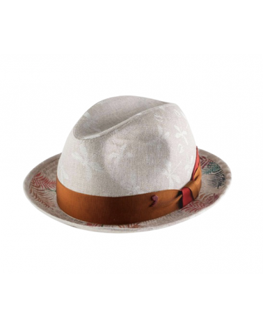 Chapeau player pour l'été modèle J-AX en lin - Alfonse d'Este