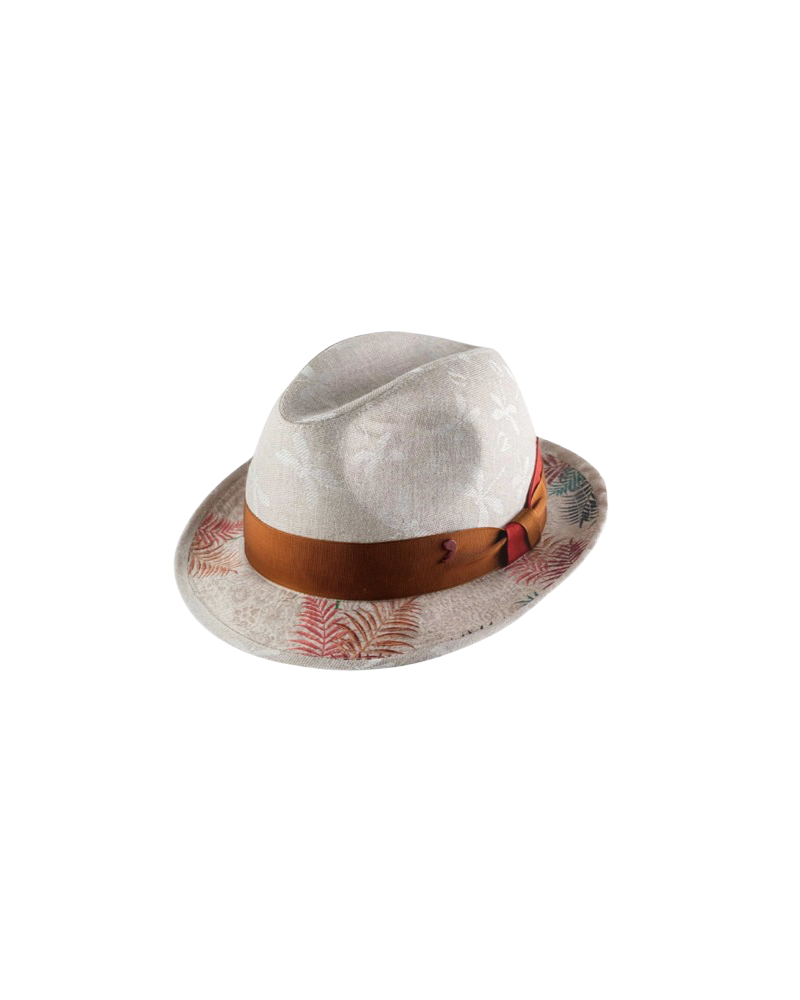 Chapeau player pour l'été modèle J-AX en lin - Alfonse d'Este