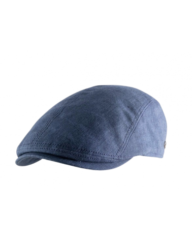 Casquette plate homme Jackson coloris bleu en coton - Göttmann