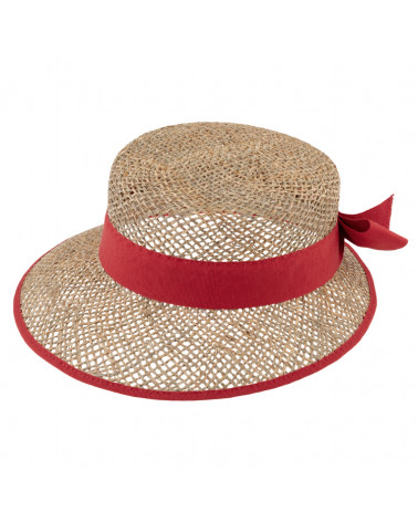 Chapeau forme casquette en 100% paille naturelle - Chapo & Co