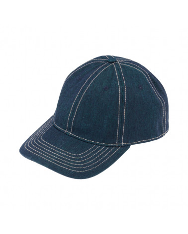 Casquette de baseball adulte en jeans coloris bleu - Chapo & Co
