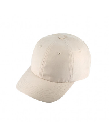 Casquette de baseball en microfibre coloris beige - Chapo & Co