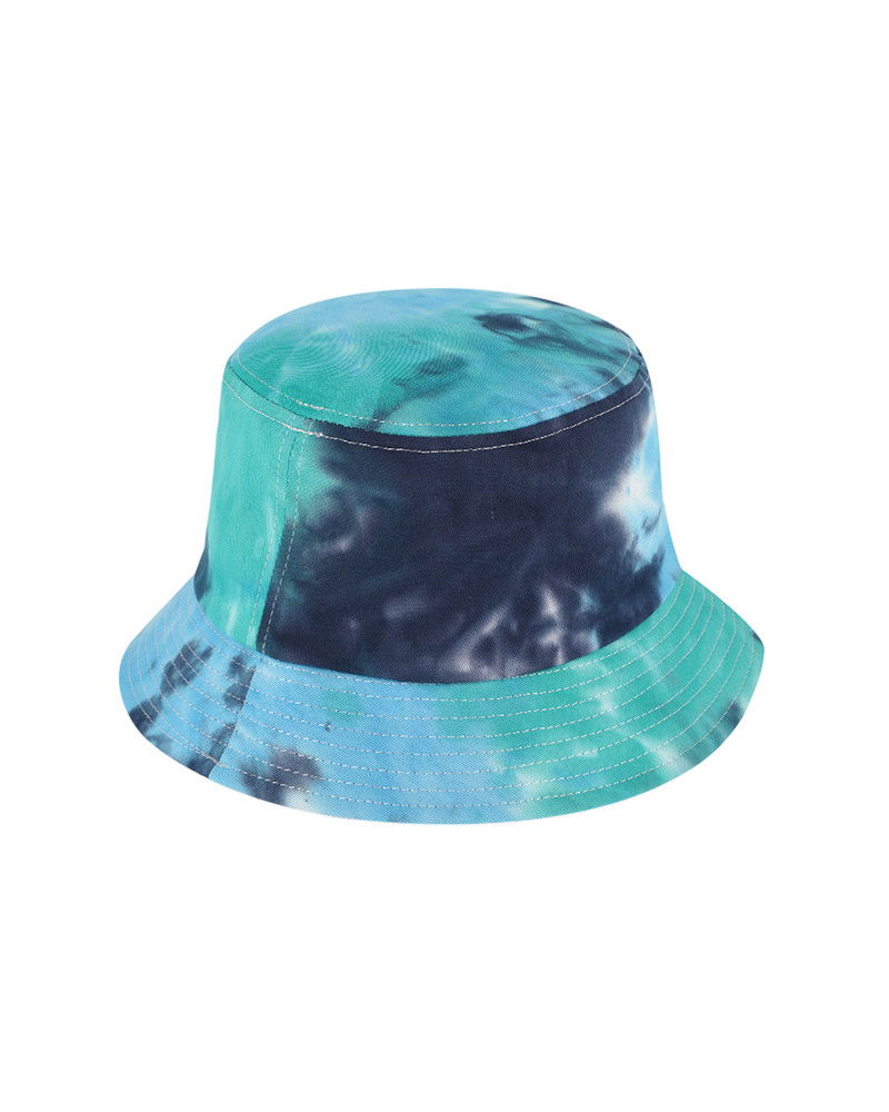 Bob en Coton Tie & Dye pop bleu océan – Look Estival Décontracté