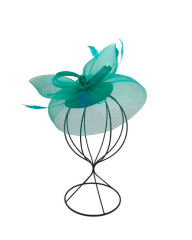 Fascinateur - Bibi de cérémonie coloris vert avec pince - Chapo&co
