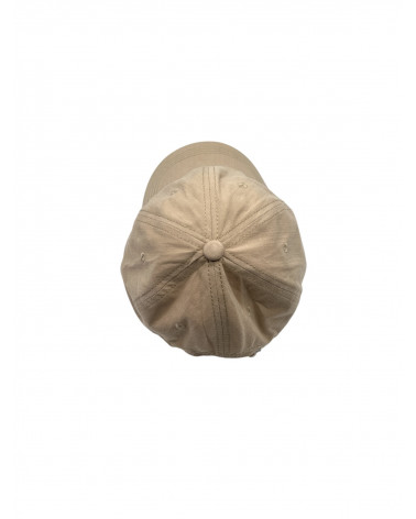 Casquette de baseball adulte en coton non doublé coloris taupe - Chapo & Co