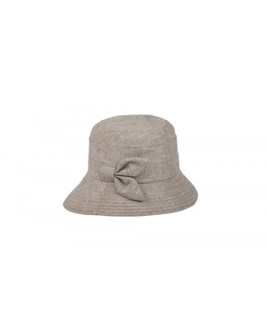 Bob Tanya – Élégance décontractée avec nœud Couture coloris beige