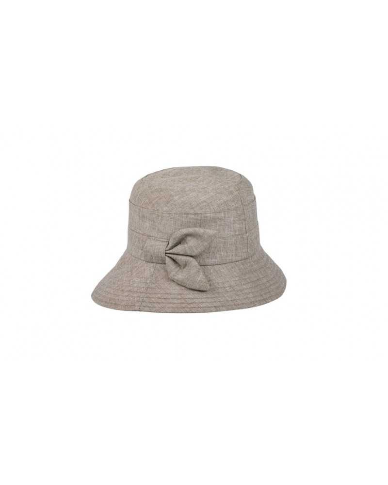 Bob Tanya – Élégance décontractée avec nœud Couture coloris beige