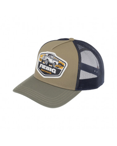 Casquette de baseball forme trucker camionneur Fiebig - Vintage et réglable
