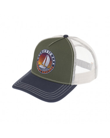 Casquette de baseball forme trucker coloris Bleu gris - Vintage et réglable