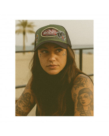 Casquette Baseball Rock Nevada noire & kaki – Von Dutch | Chapo & Co