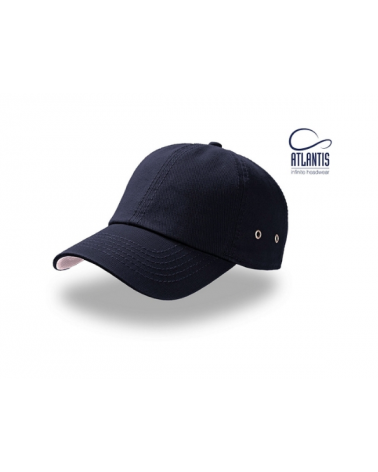 Casquette Américaine 6 pans noire – Mixte, Coton & Réglable