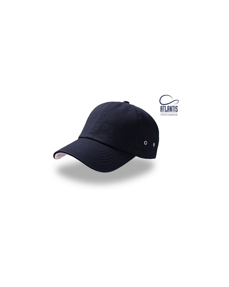 Casquette Américaine 6 pans noire – Mixte, Coton & Réglable